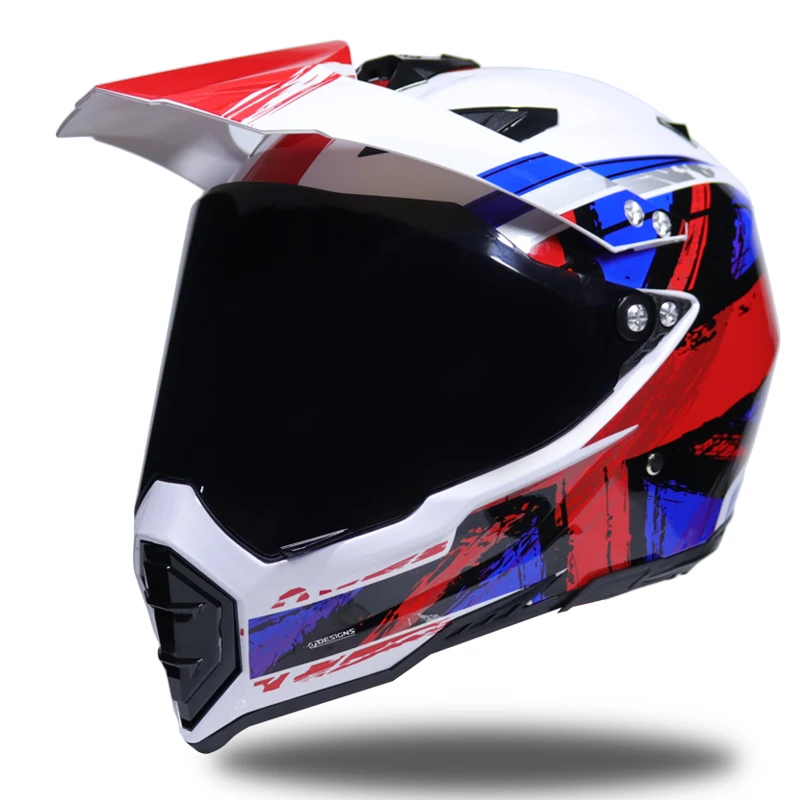 Мужские moto s moto rcycle шлем внедорожный casco moto крест шлем утвержденный capacete полное лицо moto крест шлем - Цвет: 1b
