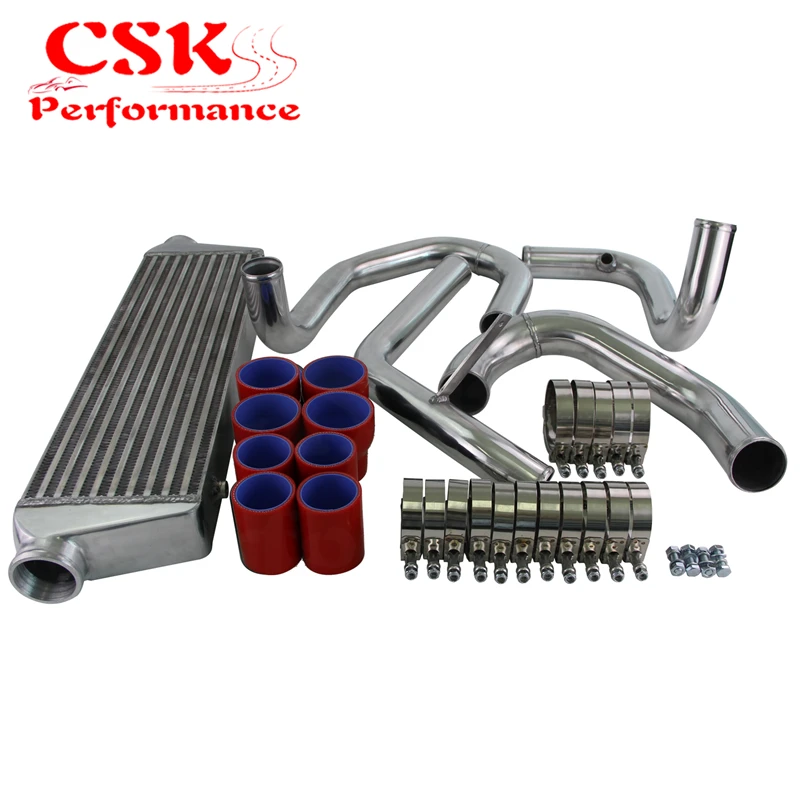 Высокопроизводительный Модернизированный комплект FMIC Turbo Intercooler + трубопровод
