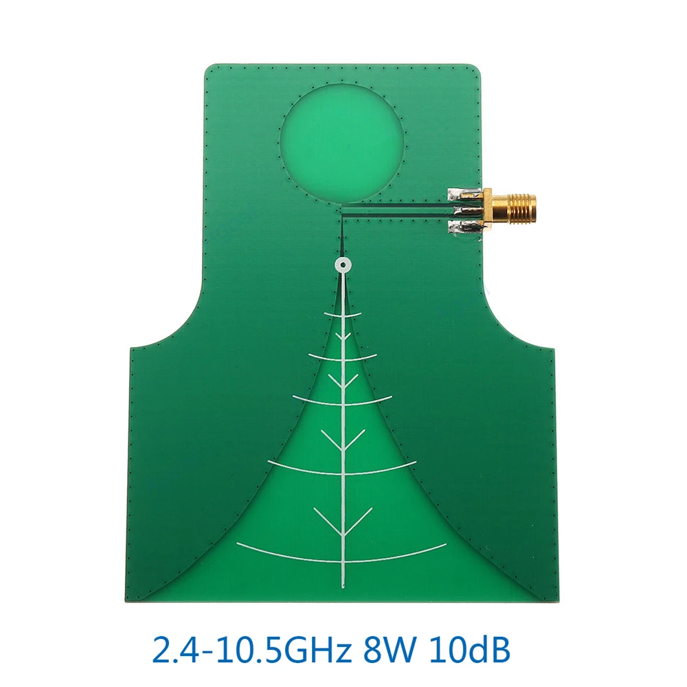 

2.4-10.5GHz 8W 10dB UWB Directional High Gain Wideband TEM Antenna 2.4G Transmission Antenna