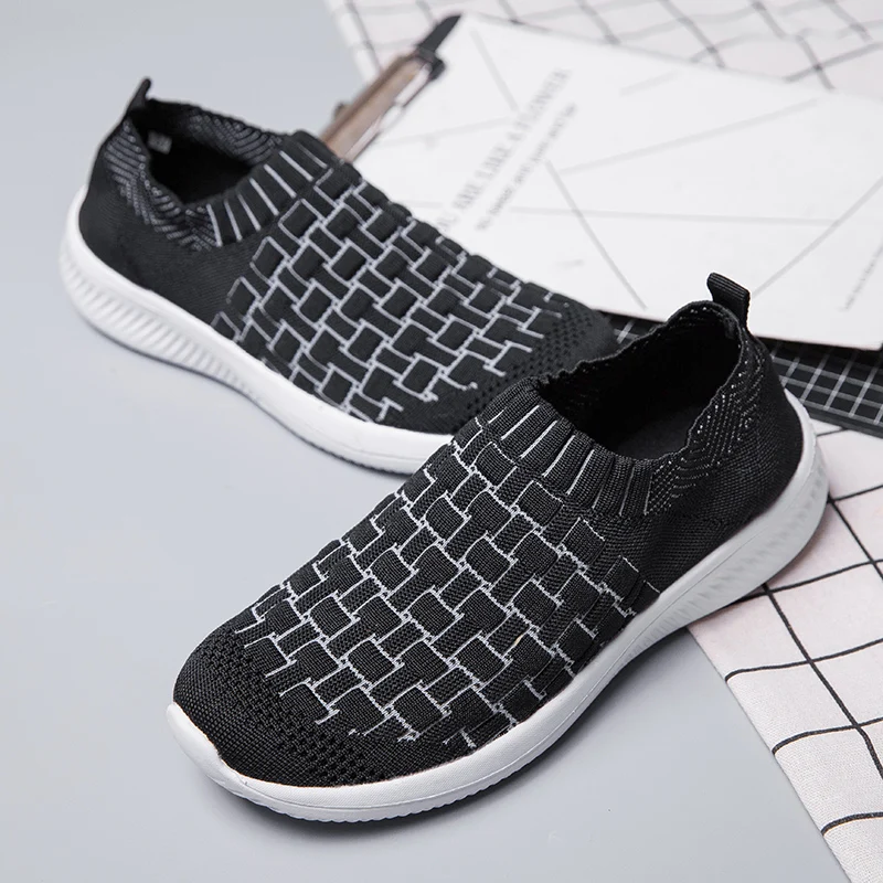 NIKEZI/Размеры 35-42 Женские Классические Легкие сетчатые Лоферы без шнуровки