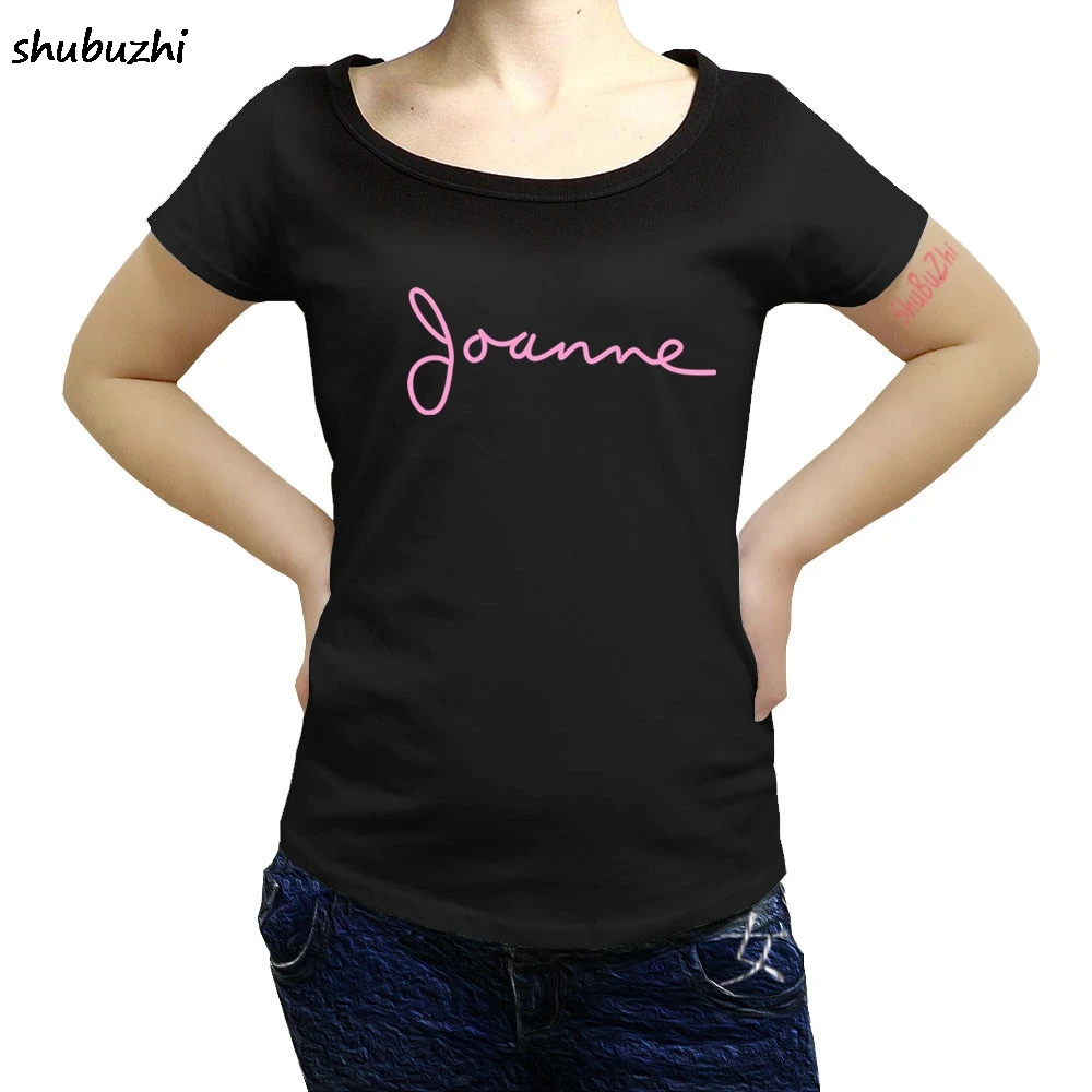 Фото Женская футболка GAGA JUST JOANNE WORLD TOUR INSPIRED shubuzhi хлопковая Футболка женские брендовые