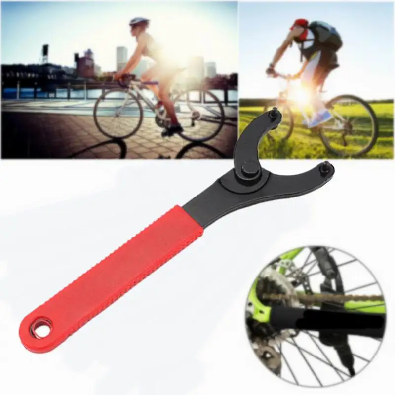 

Profession Adjustable Outdoor Bike Eight-character Shape Carbon Steel Repair Wrench Center Shaft Repair Tools Accessories