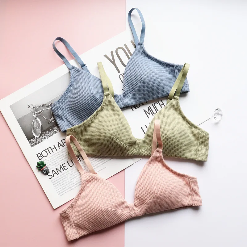 Wriufred хлопковый бюстгальтер без косточек нижнее белье женское красивое сзади