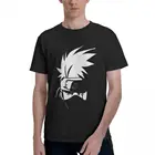 Мужские футболки Bandai Наруто шипудэн Какаси забавная футболка из чистого хлопка Аниме футболки с круглым вырезом одежда с принтом