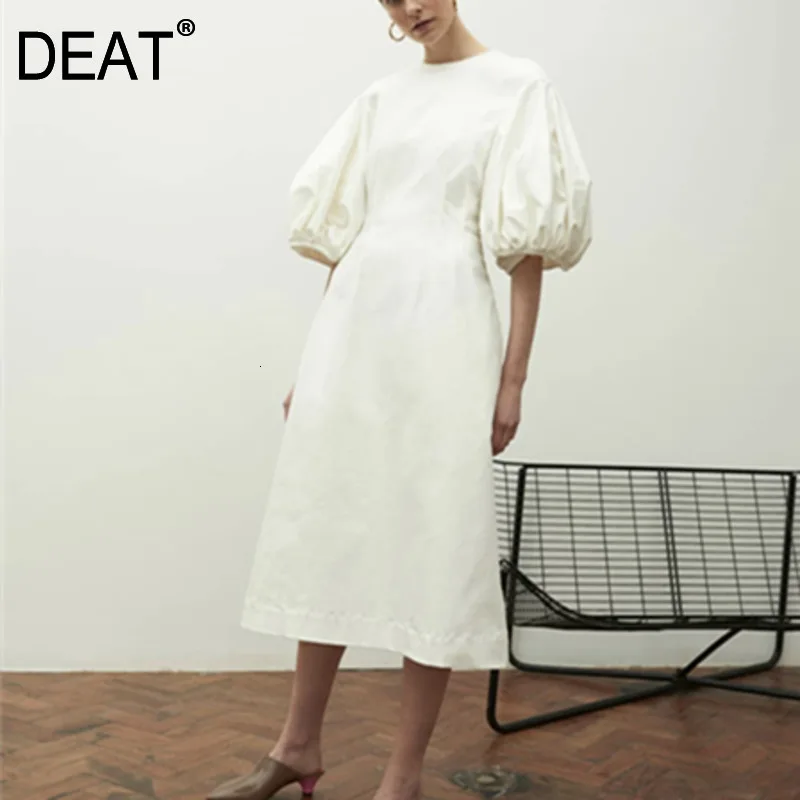 DEAT 2020 новая весенняя модная женская одежда Европейское джинсовое длинное платье