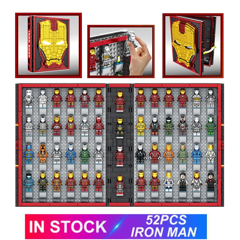 Книга-блок лучший подарок Супер Герои ЖЕЛЕЗНЫЙ ЧЕЛОВЕК подземная лабораторная