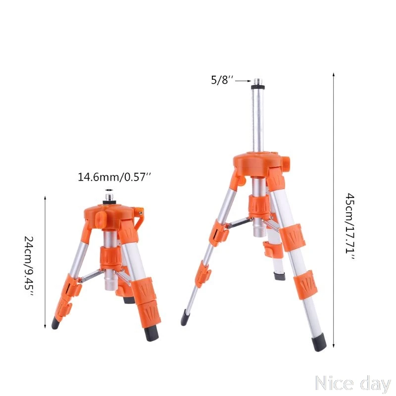 Портативный Регулируемый Алюминиевый Штатив для лазерного уровня 5/8 дюйма с