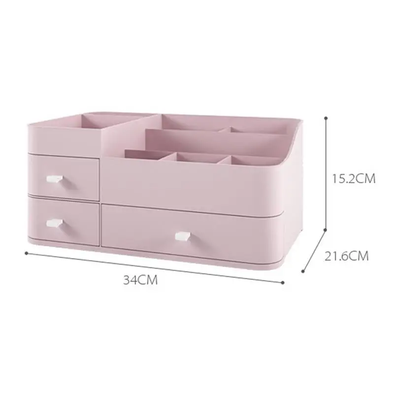 

Drawer Make Up Organizer Large Capacity Makeup Storage Box Women Skin Care Dressing Table Cosmetic Lipstick Beauty Case Bathroom