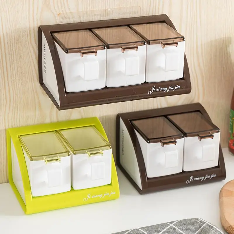 Настенная банка для специй кухонные принадлежности бутылка приправ домашний