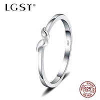 lgsy 925 sterling silver ring geometric rings new trendy simple design jewelry rings fine jewelry for lady 100 guarantee dr1151
