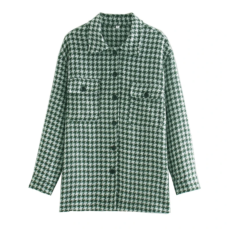 

Модная красивая женская куртка на весну и осень, женское клетчатое пальто оверсайз с отложным воротником, уличная одежда, шикарные женские свободные хлопковые пальто, верхняя одежда