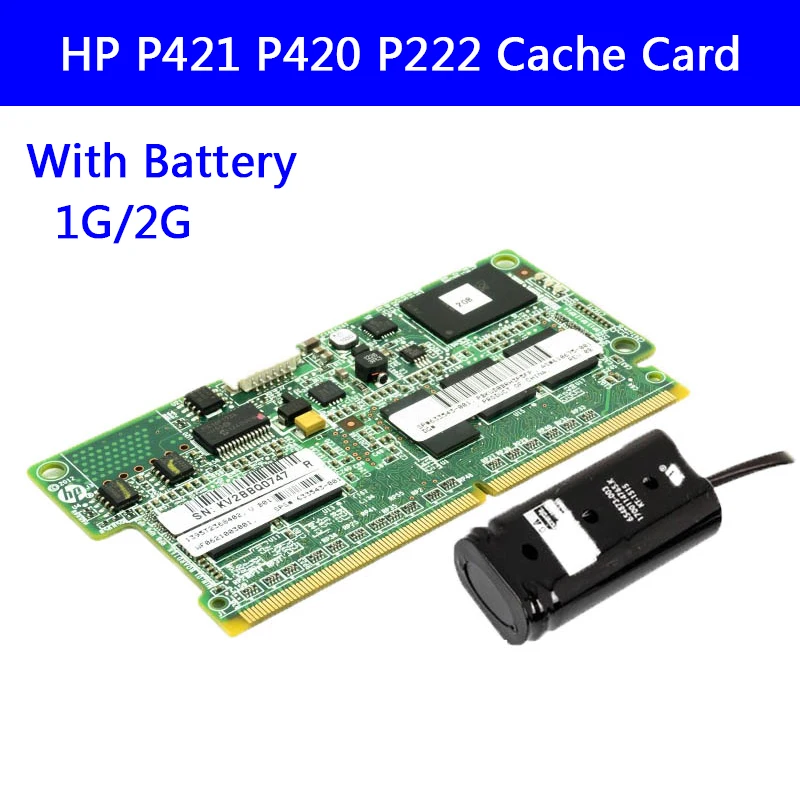 1G 2G Cache 631681-B21 633543-001 671353-001 FOR P421 P420 P222 Array Card