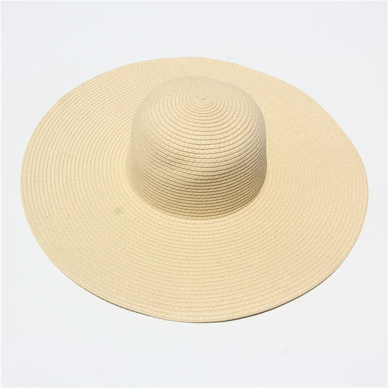 

2021 Hot Sale Women's Summer Big Brim Hat Wild Sun Straw Hat Foldable Sun Hat Big Brim Sunscreen Beach Hat