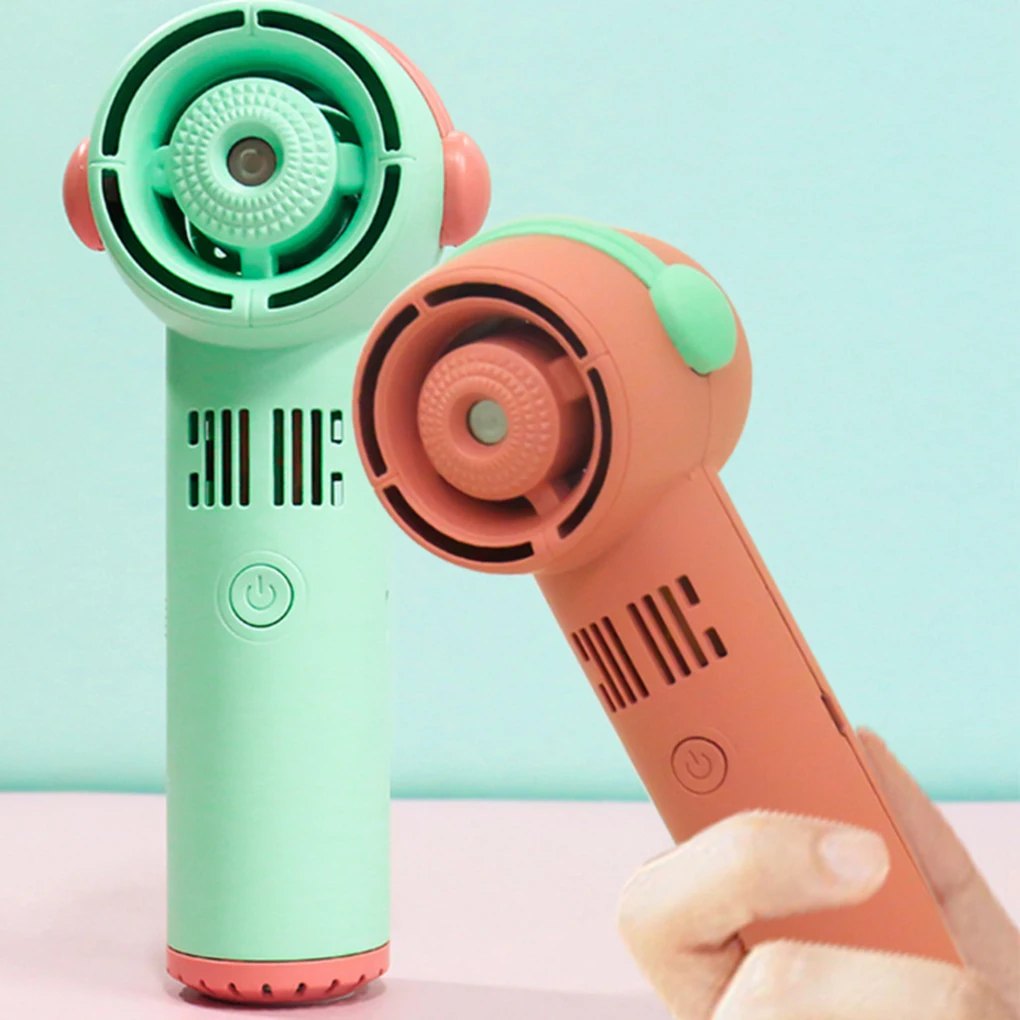 

Мини-вентилятор Ручной уличный без листьев, распылитель с 3-уровневой регулировкой скорости, портативный электрический USB-вентилятор для пу...