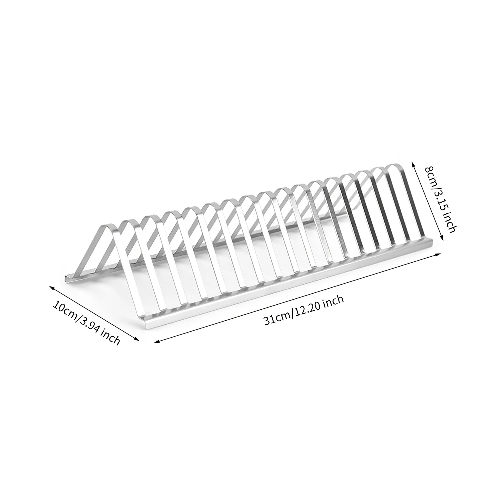 Barbecue Grill 430 Stainless Steel BBQ Stand 12 Inch Rack Portable Holder Durable Accessories With 16 Slot | Спорт и развлечения