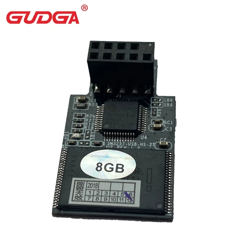 Промышленный встроенный USB-диск (USB DOM) Flash 8G DOM MLC NAS вертикальный монтаж SSD eUSB 8 Гбайт