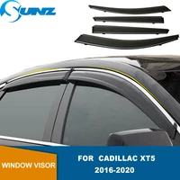 side window deflector for cadillac xt5 2016 2017 2018 2019 2020 rain window visor weathershield sun rain deflector guards sunz