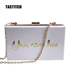 Индивидуальная акриловая сумка из металлической фольги, кошелек, клатч для подружки невесты, сумка для подружки невесты на заказ, клатч для невесты