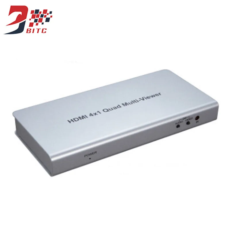 SZBITC HDMI 4x1 Quad мульти-просмотра бесшовный коммутатор 4 в 1 выход HDMI коммутатор 1080 P/60 Гц с 4 HD цифровым видеосигналом для одного телевизора