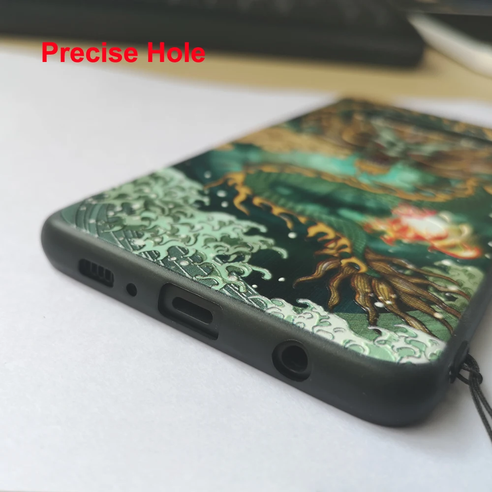 Для Samsung Galaxy S20 Ultra Plus Note 20 10 5G 9 8 S10 e S9 S8 C9 Pro Чехол рельефный 3D силиконовый чехол