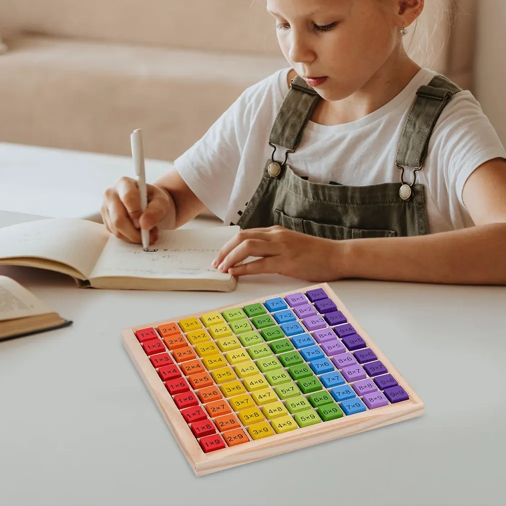 Детская игрушка Монтессори Развивающие деревянные игрушки для детей таблица