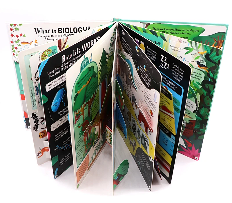 Usborne Liift The Flap BIOLOGY English Educational Picture flap Book Baby Children Learning Board Gift Hardcover | Игрушки и хобби