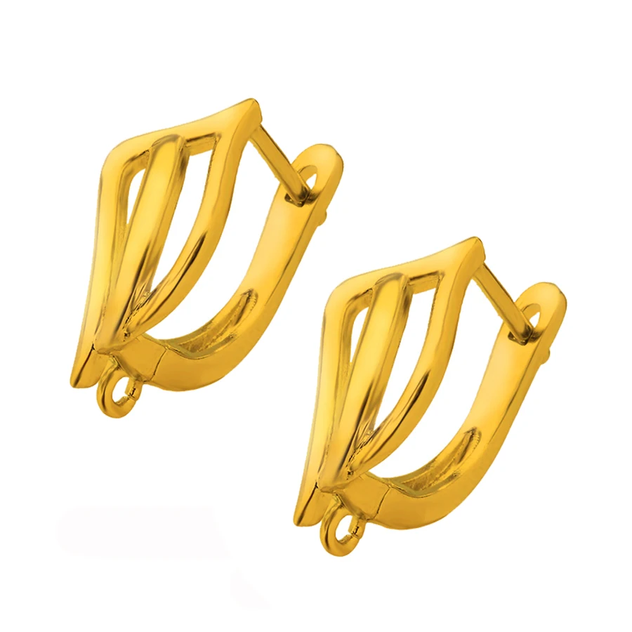 

DIY earrings making accessories wholesale earrings for women 2020 Charm brass earrings hook clasp jewelry findings accessories