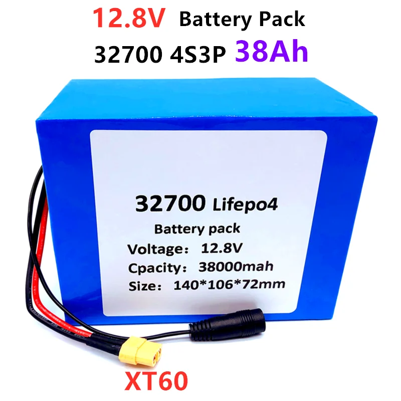 

32700 Lifepo4 Батарея пакет 4S3P 12,8 V 30Ah 4S 40A 100A сбалансированный BMS для электрического лодочного и бесперебойный Питание 12V