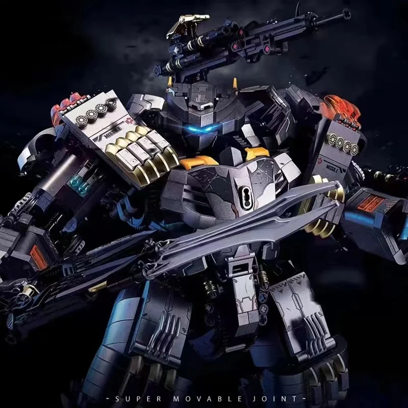 

Bat Hero Building Blocks HEAVY BATMECH Justic Buster Mecha Bat Robot Model Bricks Children DIY Toys DIY Technology Boy Gift