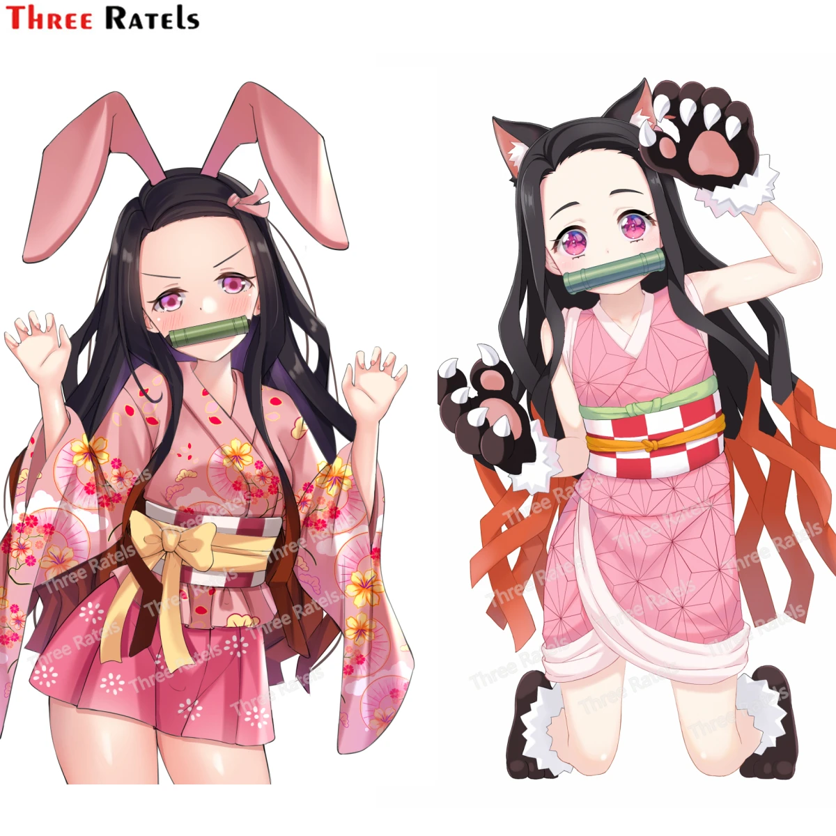 

Наклейки для автомобиля RuleMylife G279 Kamado Nezuko Kimetsu No Yaiba