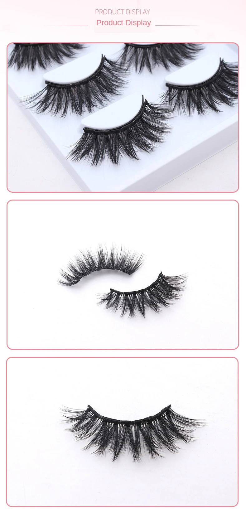 POPULASHES 5 Magnetic 3 Pairs Natural Long Lashes Tweezers Waterproof Eyeliner Set Magnet False Eyelashes Dramatic Makeup Kit | Красота и