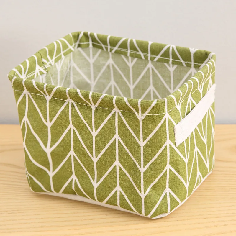 

Personality Small Garden Home Storage Basket Rubbish Box Fabric Waterproof Decorative Storage Basket Household Tools