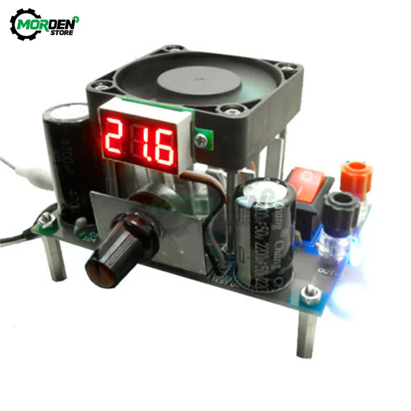 Понижающий модуль LM338K с цифровым светодиодным дисплеем комплект для