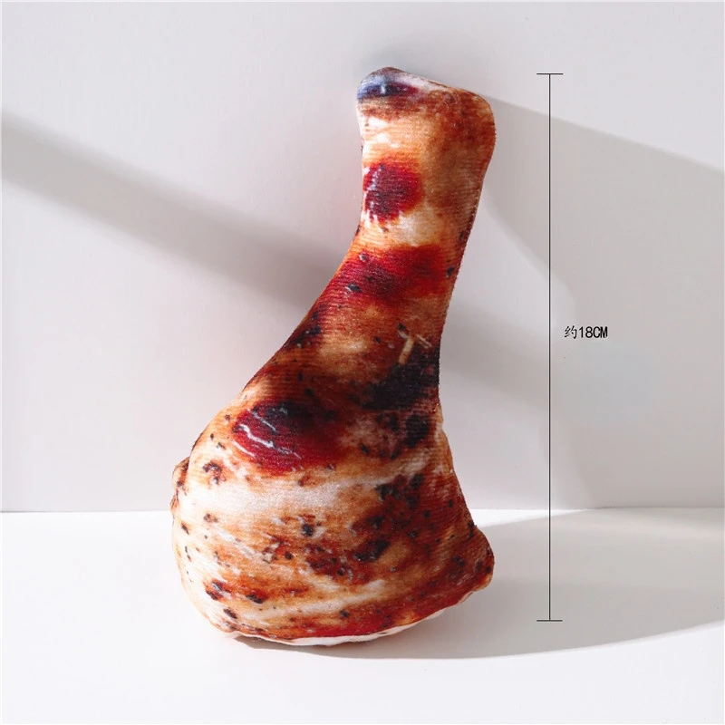 Имитация мяса кость плюшевая игрушка для домашних животных собака устойчивая к