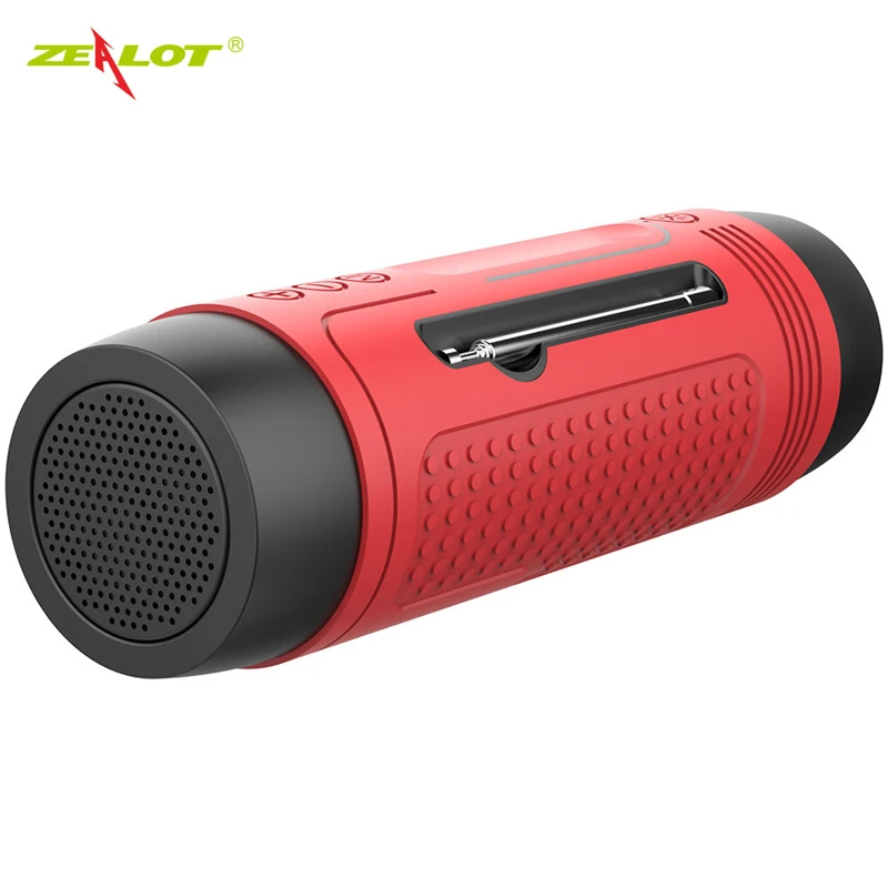 

ZEALOT A2 Wireless Bluetooth Speaker Waterproof Portable Outdoor Bass Column Loudspeaker FM Raido SD Card Aux Micro Hands-Free