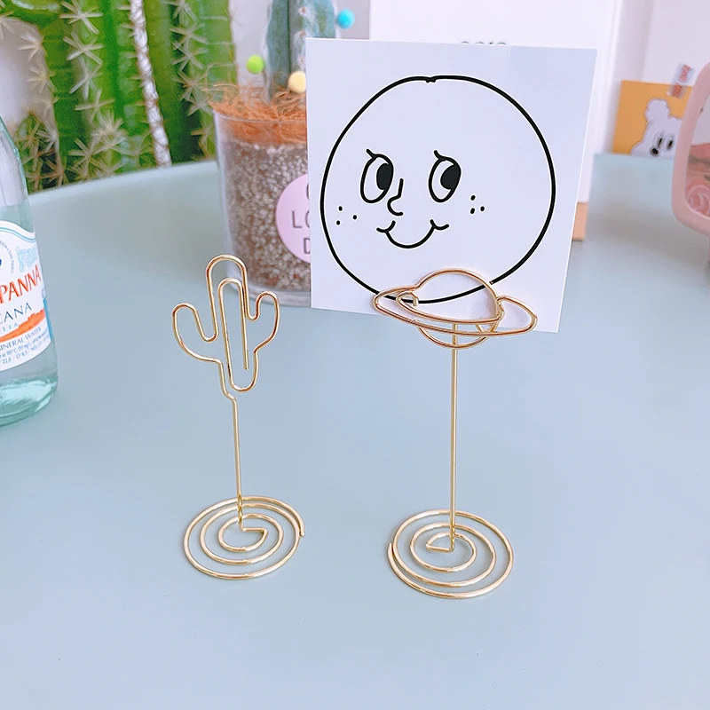 Милый держатель для карт кактус из смолы в форме продуктов питания оболочки