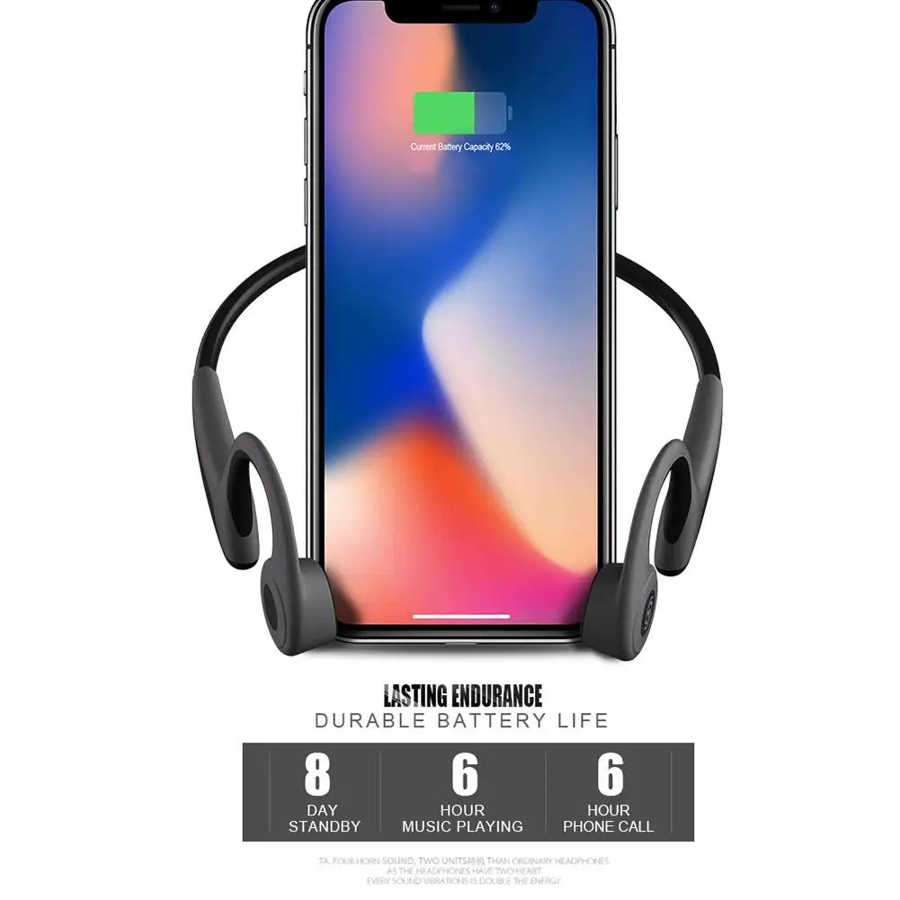 Беспроводные Bluetooth наушники 4 2 стерео гарнитура шейный ремешок костной