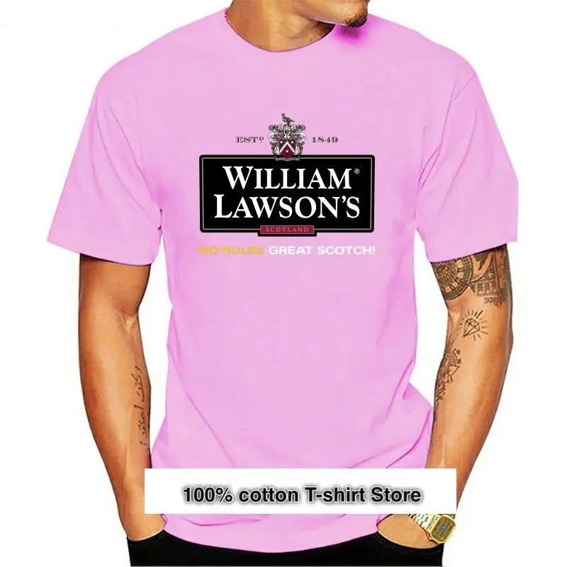 

Camiseta verde scotch para hombre y mujer, camiseta de manga corta con diseño impreso de William Lawson