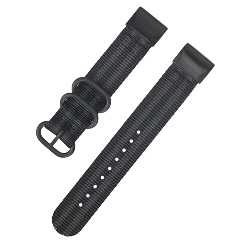 Ремешок для наручных часов Garmin fenix 6X pro solar 3 5X plus D2 Чарли спуск Mk1 эндуро легко устанавливаемый нейлоновый