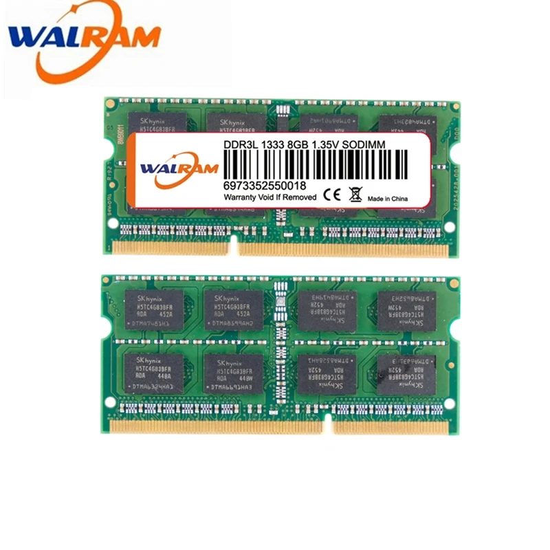 Модуль ОЗУ WAL RAM ddr3 8 ГБ 1600 МГц ddr4 3200 2666 ecc reg ddr3l 16 32 для ноутбуков компьютеров sodimm 1 5 в