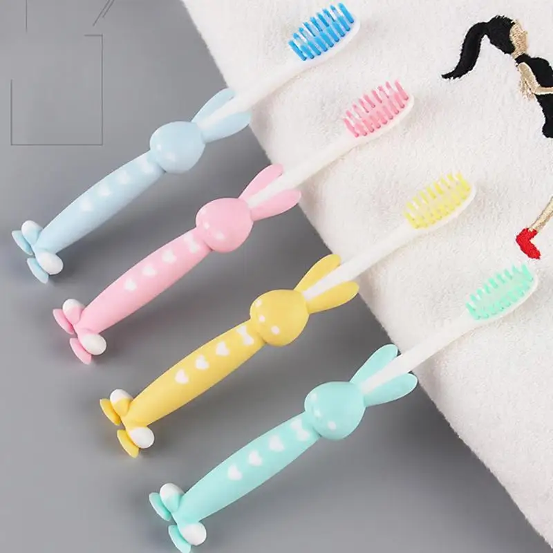 4 шт. мягкие зубные щетки Детские Прорезыватель для обучения зубная щетка es Милая