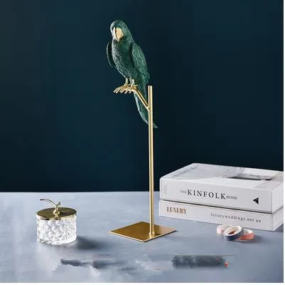 Европейские ретро украшения для попугаев птиц настольные домашнего офиса | Дом и