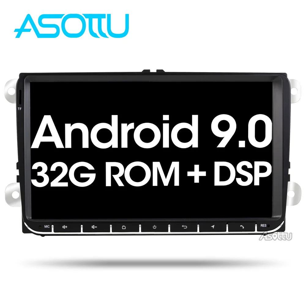 Asottu VW302 android 9,0 автомобильный dvd для Skoda Fabia octavia Superb Yeti Seat Rapid для vw golf tiguan polo passat CC