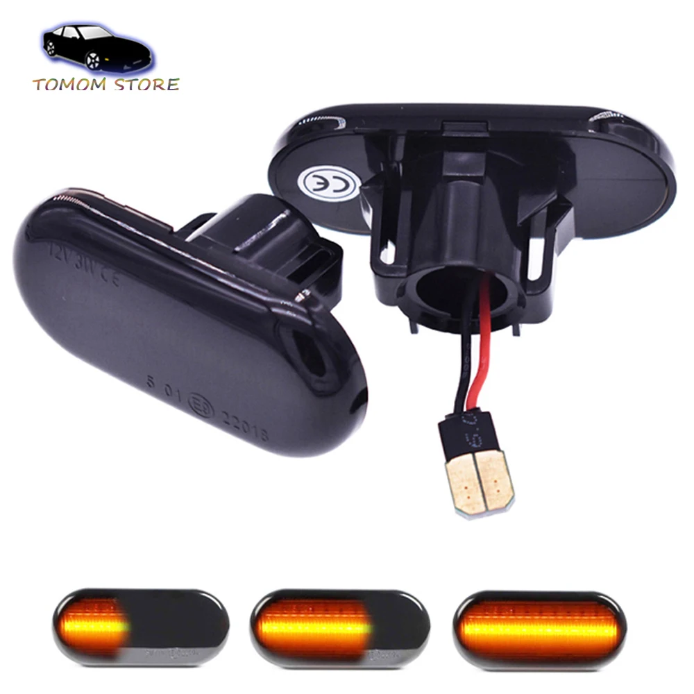 

Dynamic LED Side Marker Turn Signal Indicator Lights For Renault Thalla Symbol Trafic Twigo Scenic MPV Megane Safrane Main Box