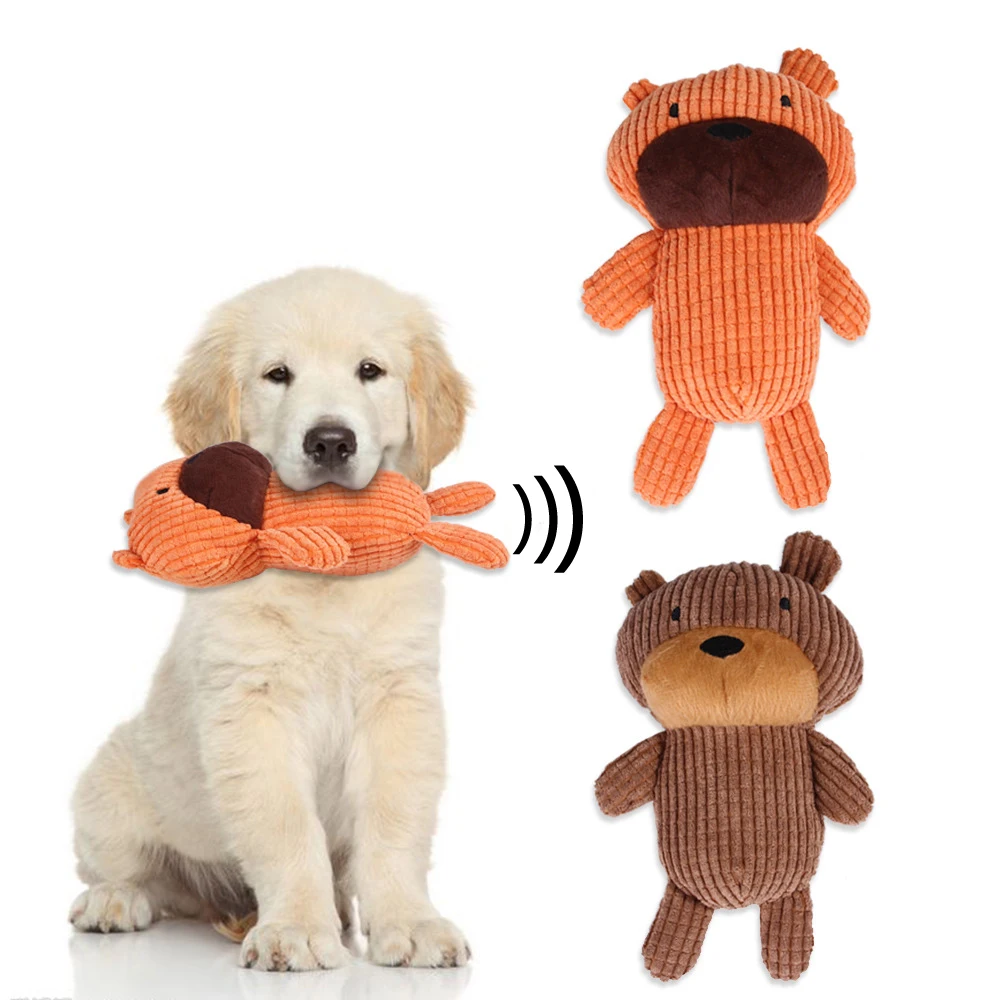 

Pets Dog Toys Soft Plush Puppy Bite Resistant toy Small/Large Dogs Chew Squeaky Toy Interactive Pets Accessories Supplies