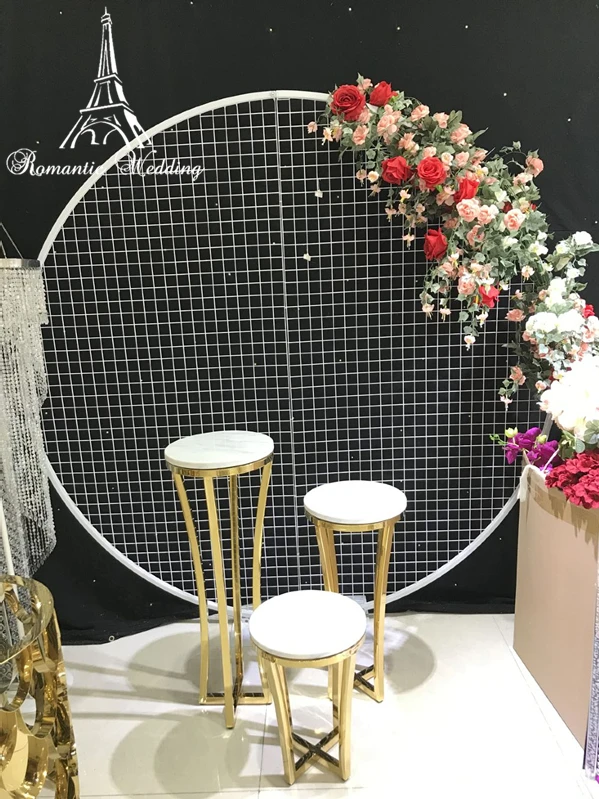 3 шт./лот разных размеров из нержавеющей стали и фанера подставка для свадебного