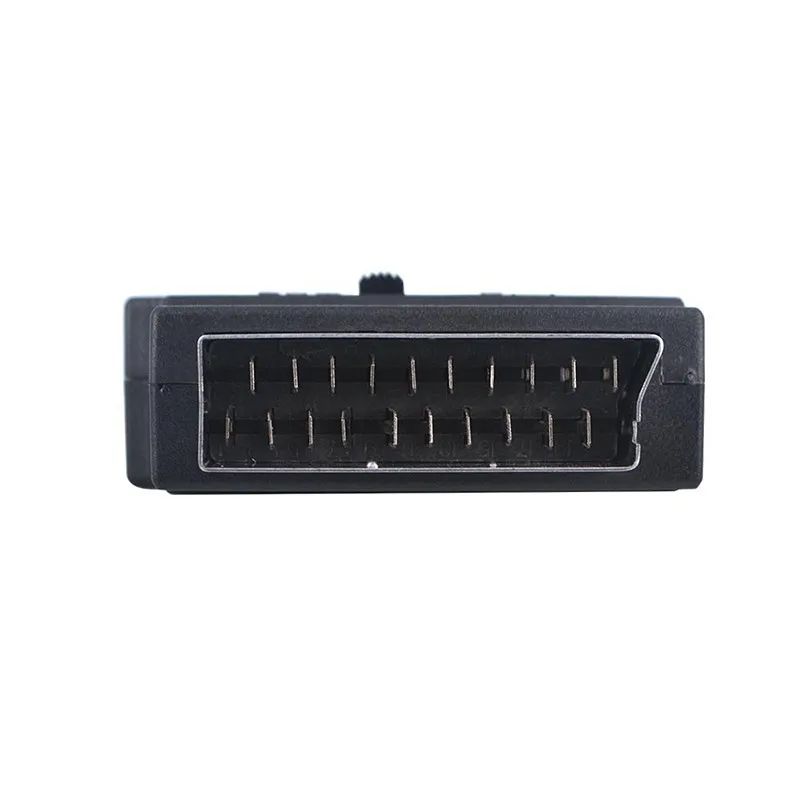 RGB Scart до 3 RCA s видео адаптер Композитный SVHS AV ТВ аудио для DVD рекордер телевидение