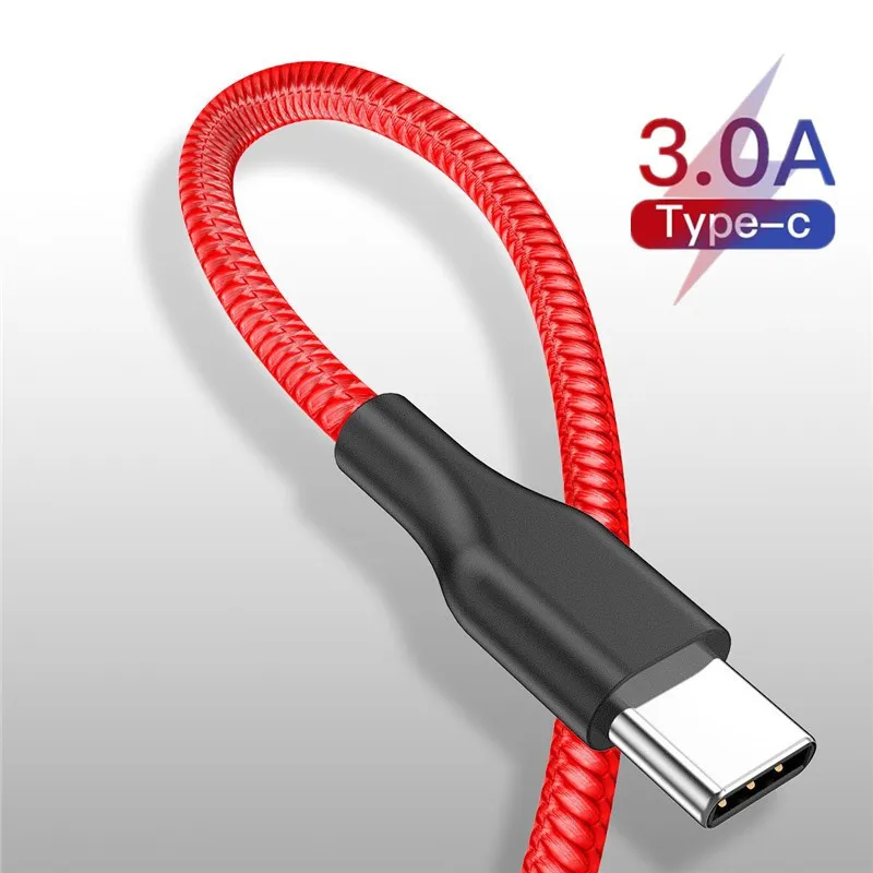 Кабель USB Type C 3A для Huawei Xiaomi Redmi Note Быстрая зарядка кабель Samsung Galaxy S9 S8 Plus S10|Кабели