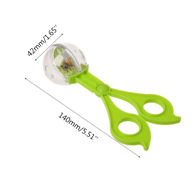 

Plastic Bug Insect Catcher Scissors Tongs Tweezers For Kids Children Toy Handy W0YD