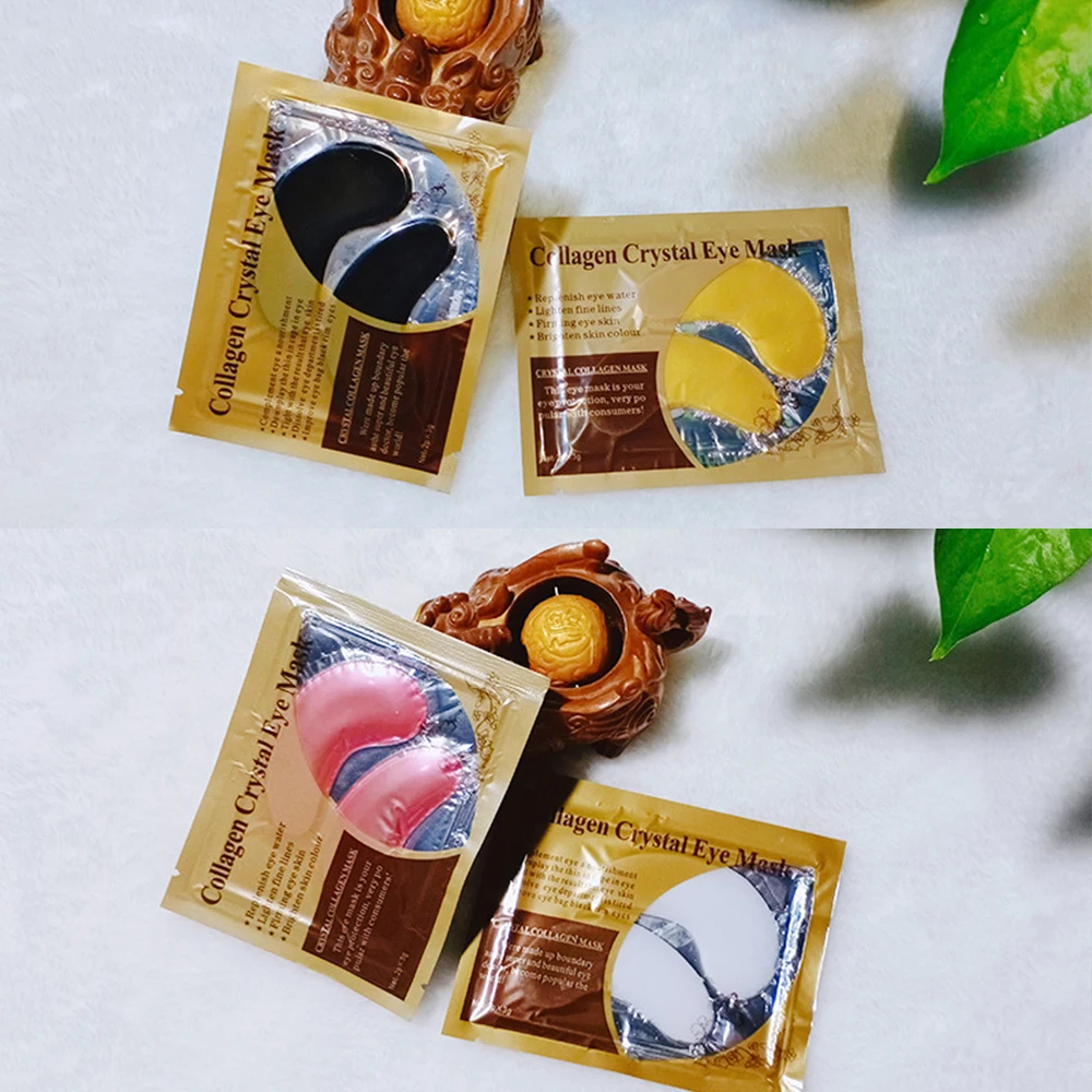 1 пара маски для глаз коллагеновые Кристальные гелевые подушечки под глаза